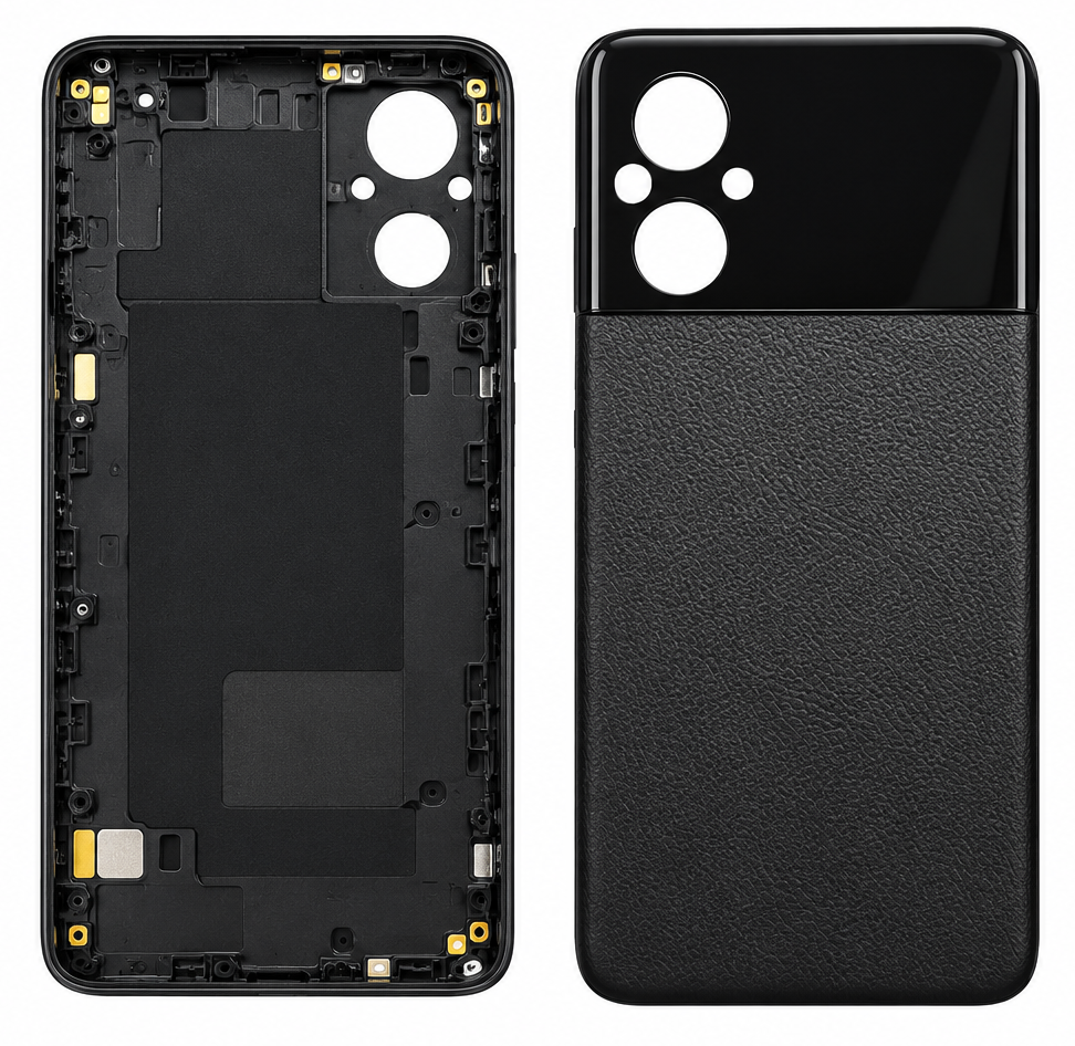 Compatible Replacement for POCO M5 Back Panel – Black